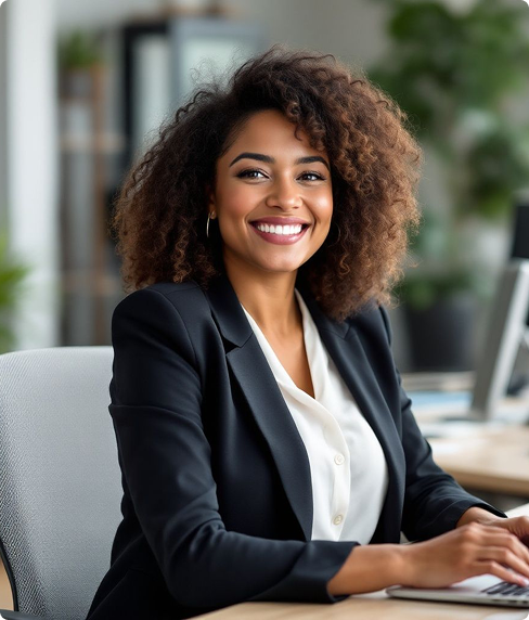 Professional woman working